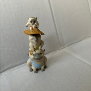 Disney Raya stacked monkeys figure